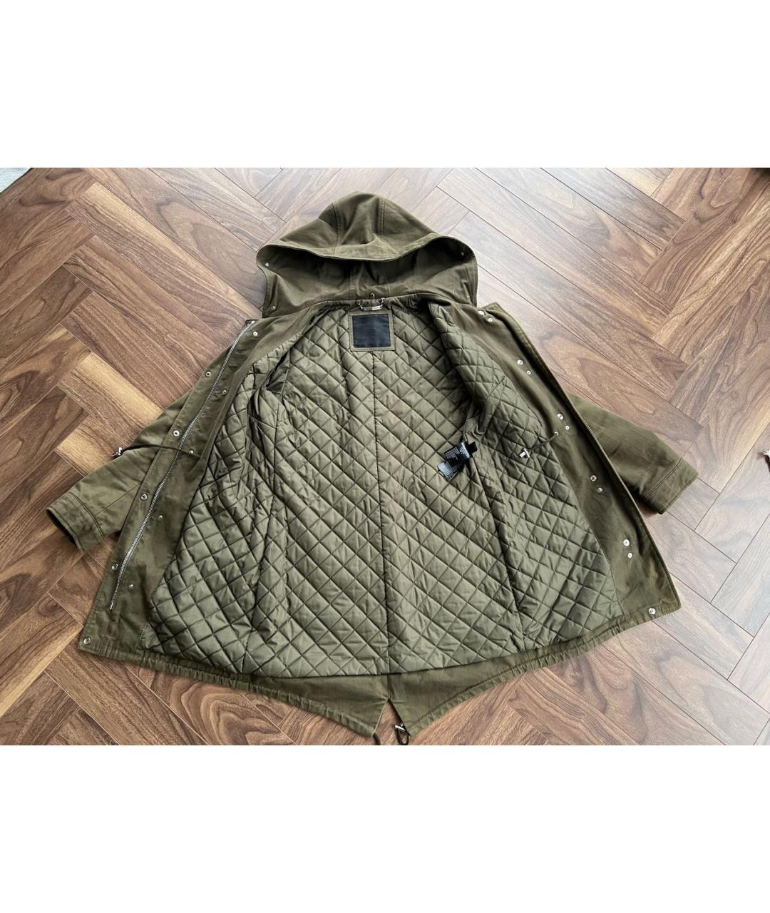 PHILIPP PLEIN Хаки хлопковая парка, фото 7