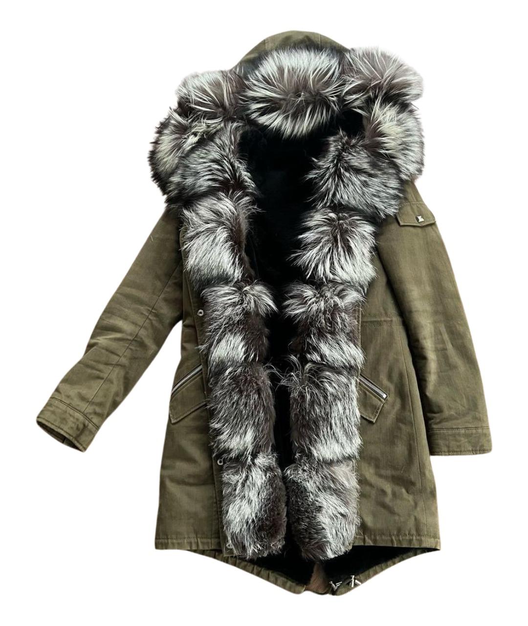 PHILIPP PLEIN Хаки хлопковая парка, фото 1