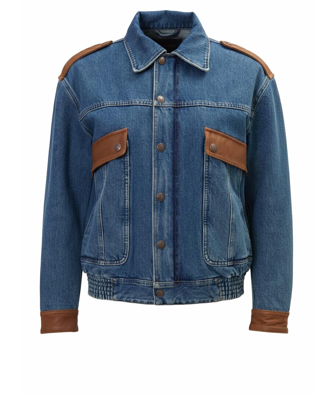 CELINE Синяя хлопковая куртка, фото 1