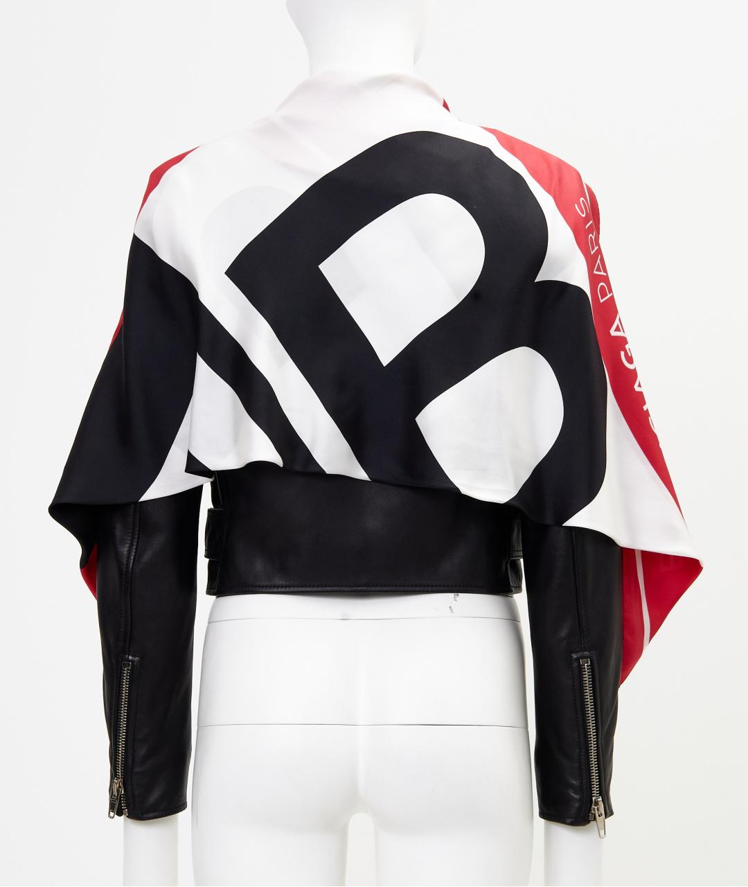 BALENCIAGA Черная кожаная куртка, фото 2