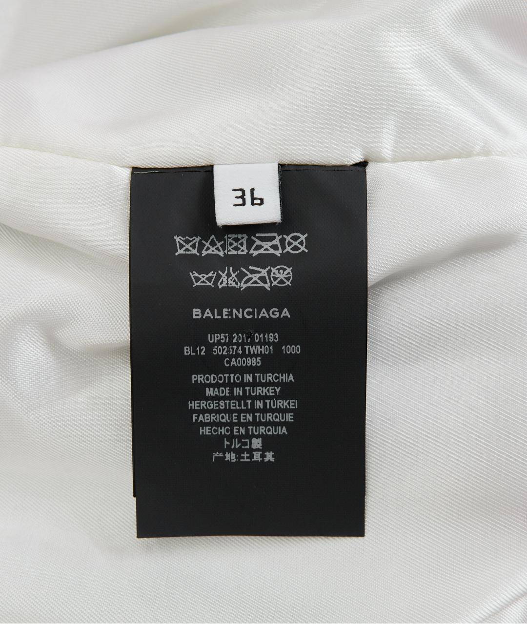 BALENCIAGA Черная кожаная куртка, фото 6