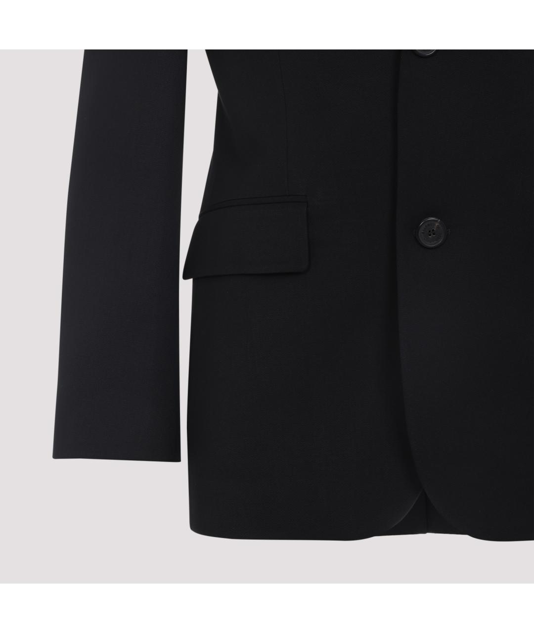 BALENCIAGA Черный хлопковый жакет/пиджак, фото 5