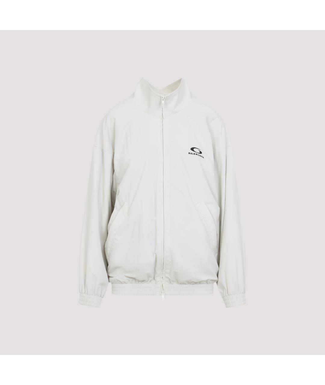 BALENCIAGA Белая полиамидовая куртка, фото 3