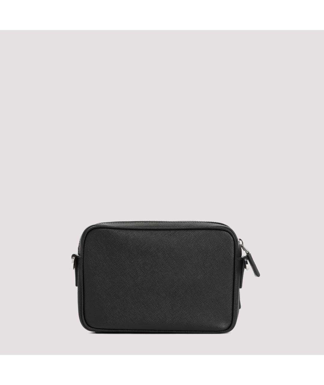 PRADA Черная кожаная сумка на плечо, фото 4