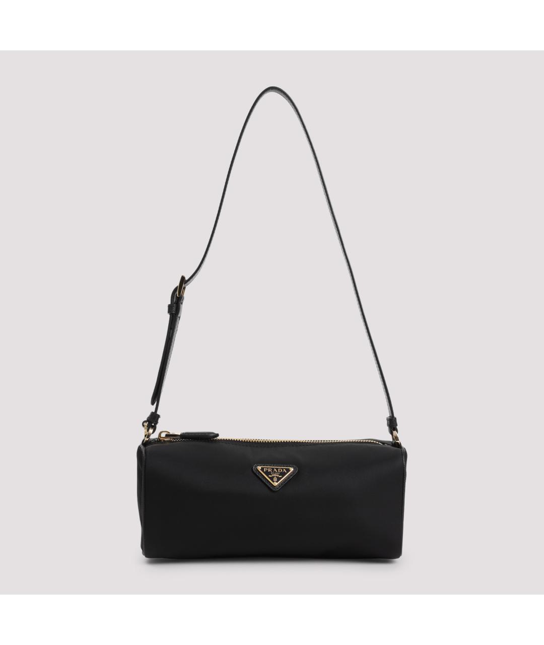 PRADA Черная синтетическая сумка через плечо, фото 2