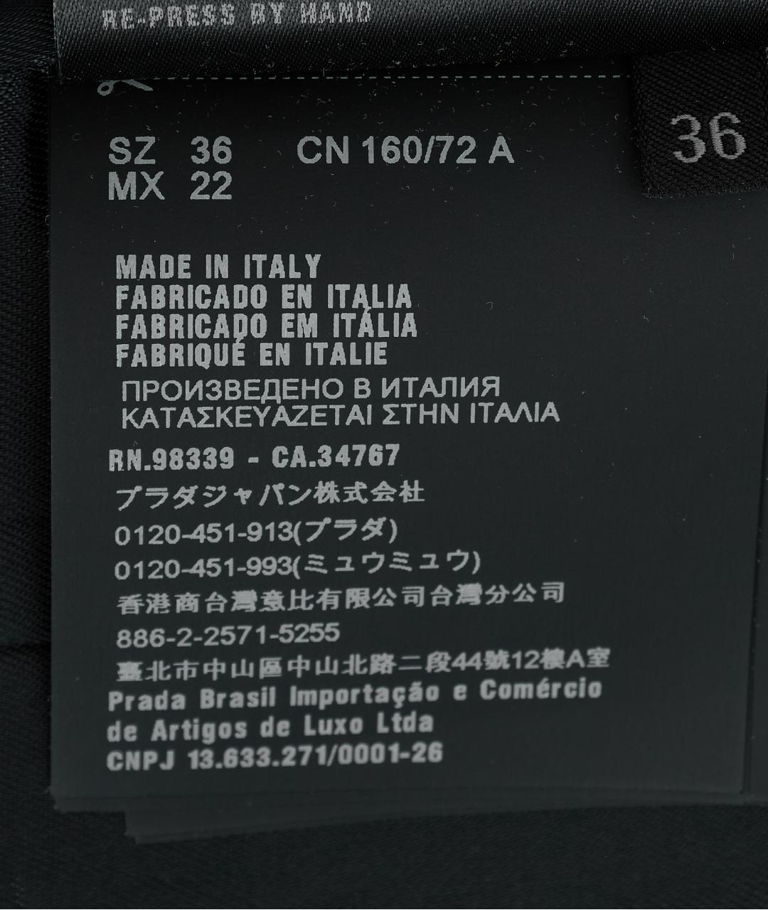 PRADA Черная кожаная куртка, фото 6