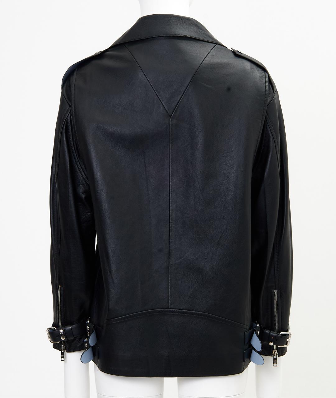 PRADA Черная кожаная куртка, фото 2