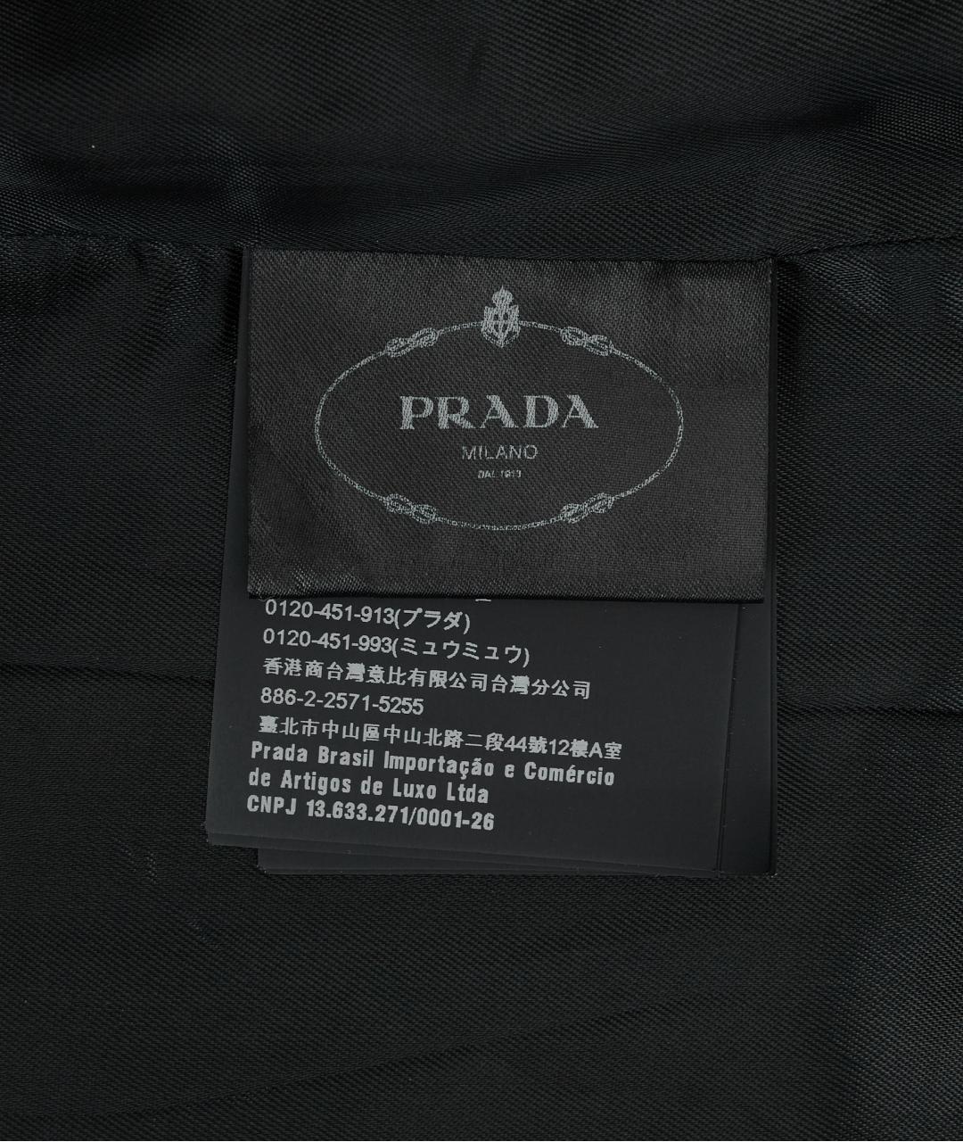 PRADA Черная кожаная куртка, фото 5