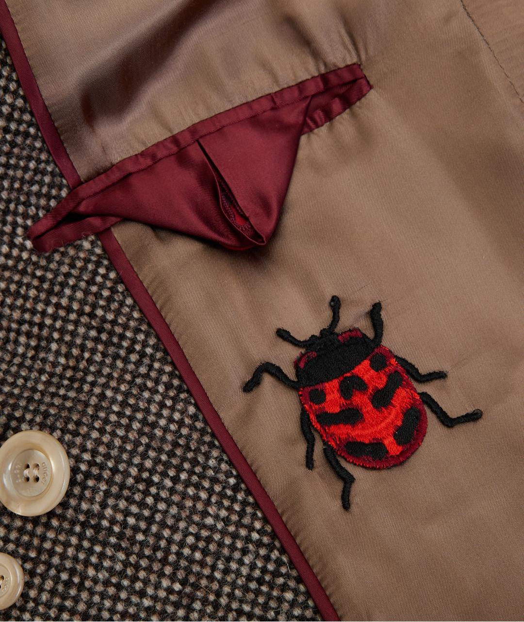 GUCCI Бежевое шерстяное пальто, фото 8