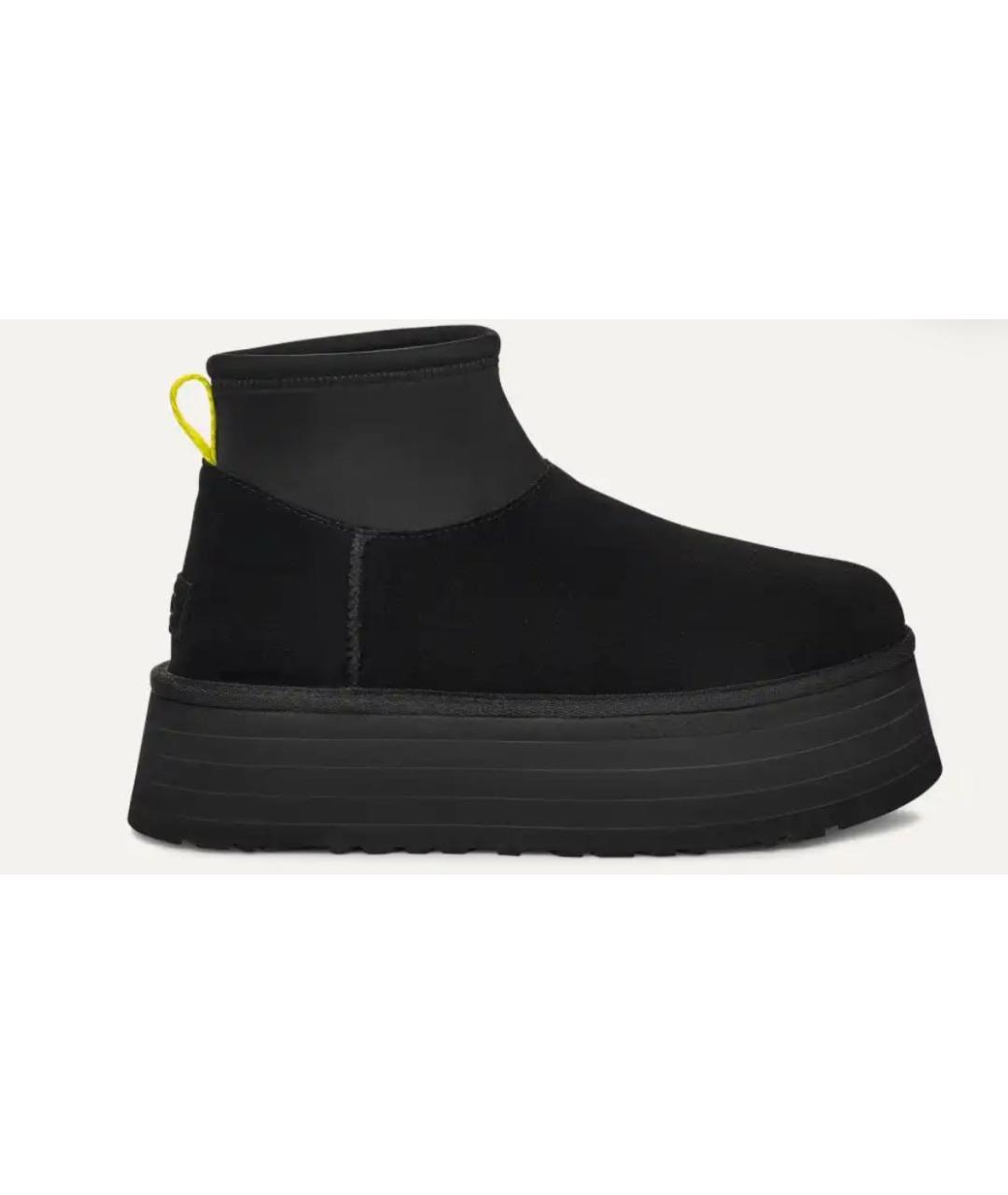 UGG AUSTRALIA Черные замшевые ботинки, фото 9