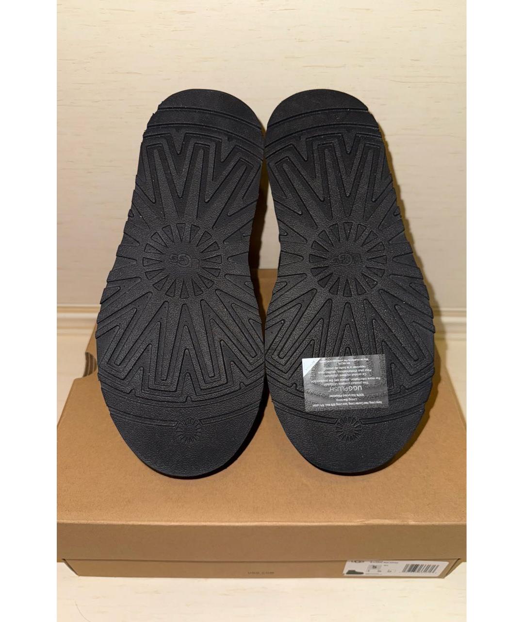 UGG AUSTRALIA Черные замшевые ботинки, фото 7