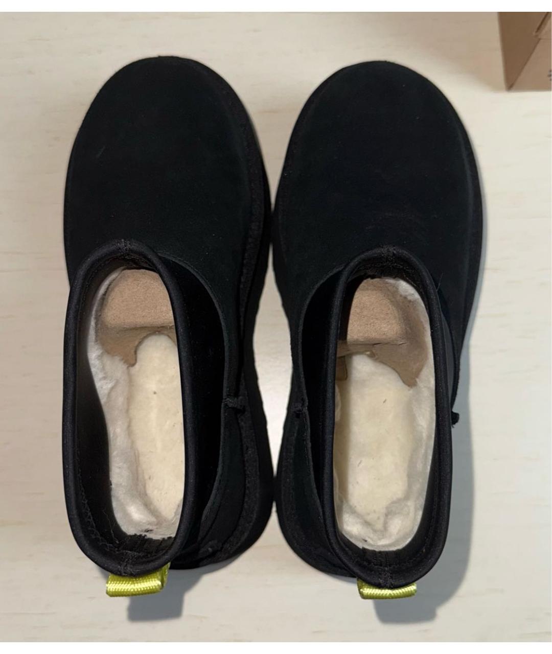 UGG AUSTRALIA Черные замшевые ботинки, фото 3