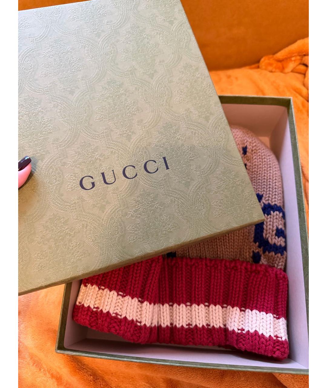 GUCCI Мульти шерстяная шапка, фото 5