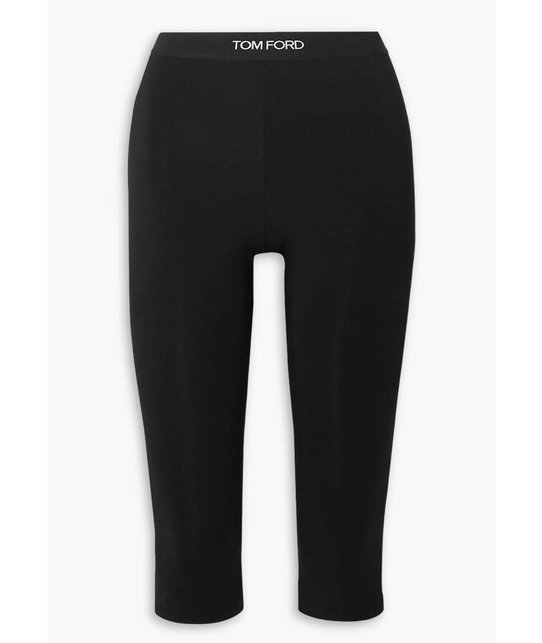 TOM FORD Черные леггинсы и велосипедки, фото 4