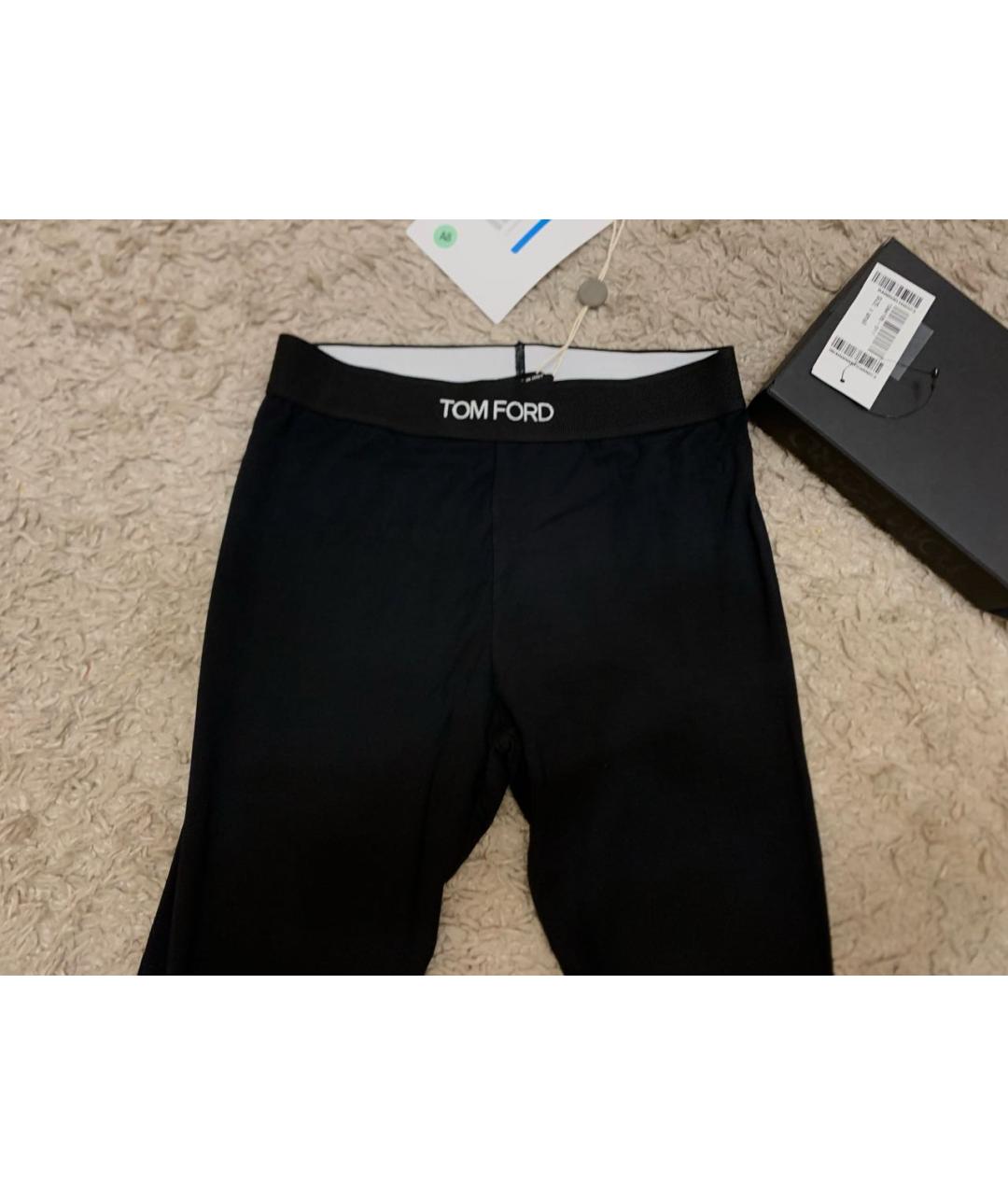 TOM FORD Черные леггинсы и велосипедки, фото 3