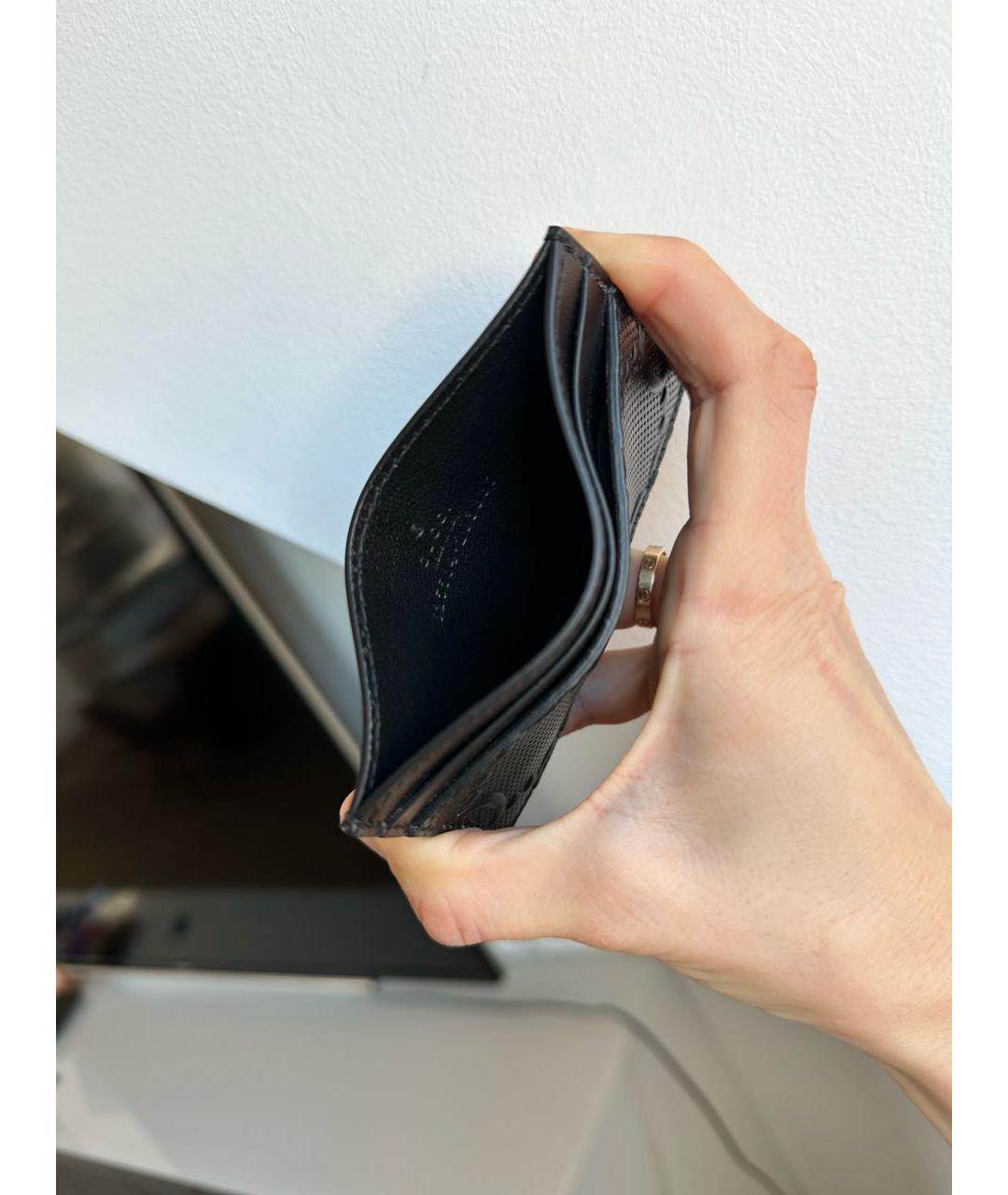 GUCCI Черный кожаный кардхолдер, фото 3