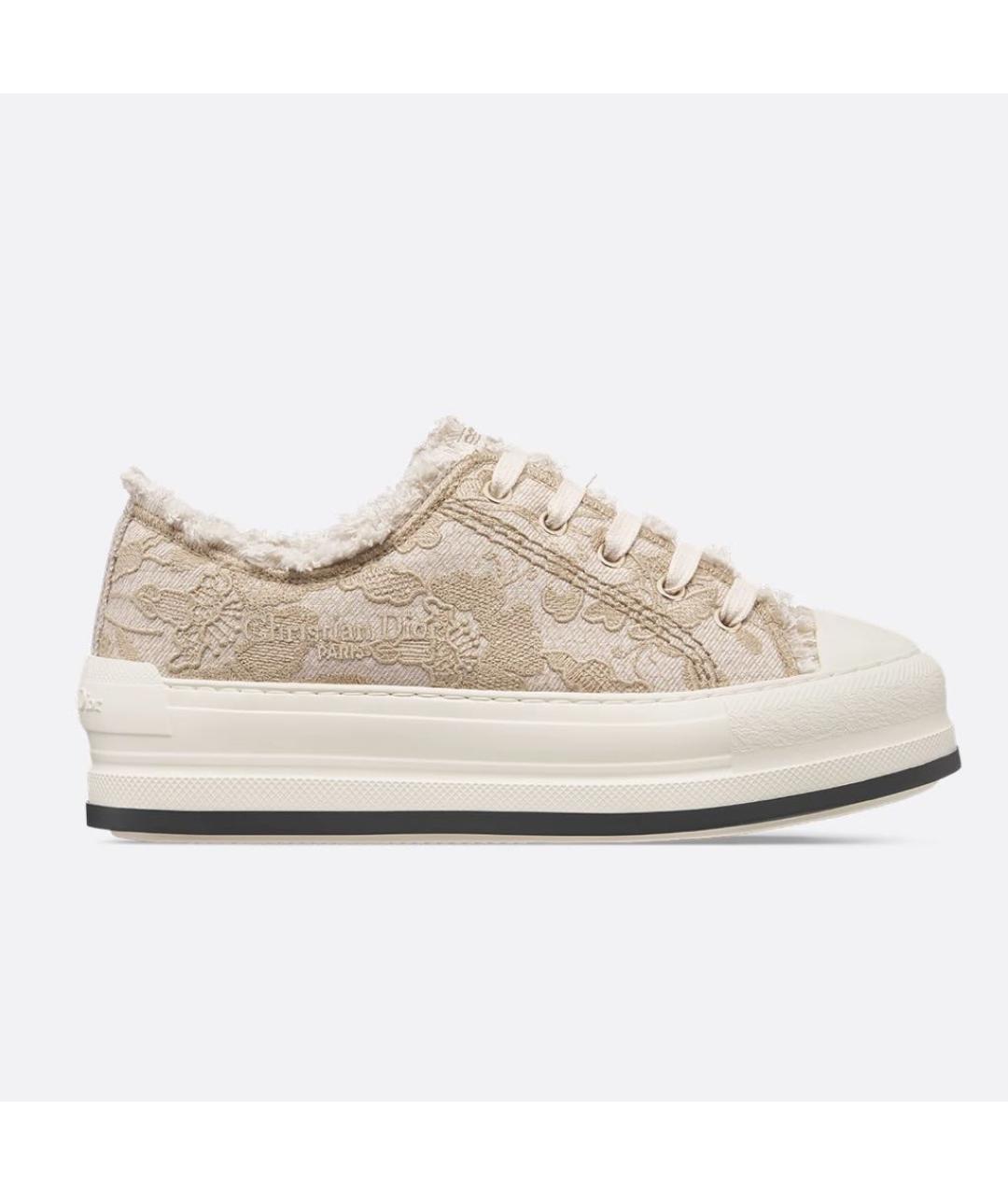 CHRISTIAN DIOR Бежевые кроссовки, фото 2