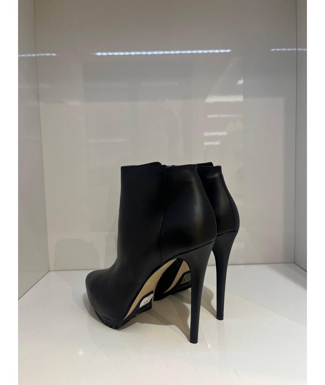 LE SILLA Черные кожаные ботинки, фото 3