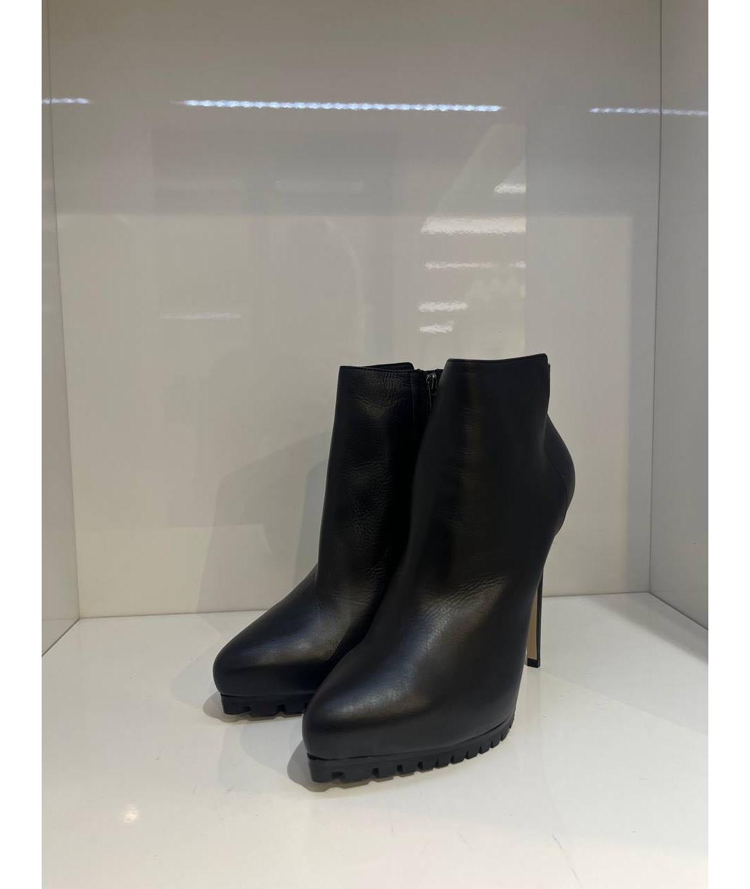 LE SILLA Черные кожаные ботинки, фото 2