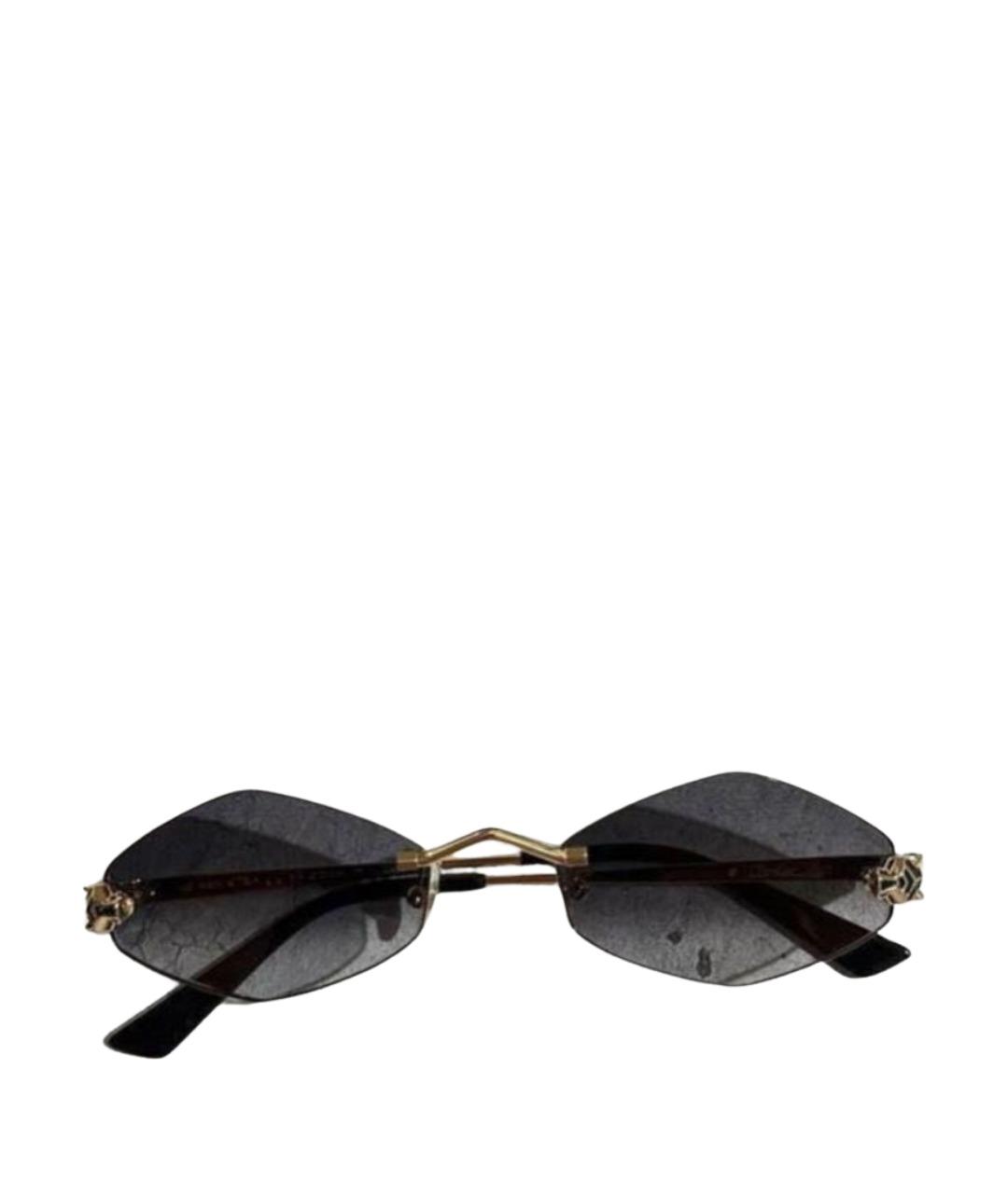 CARTIER Серые металлические солнцезащитные очки, фото 1