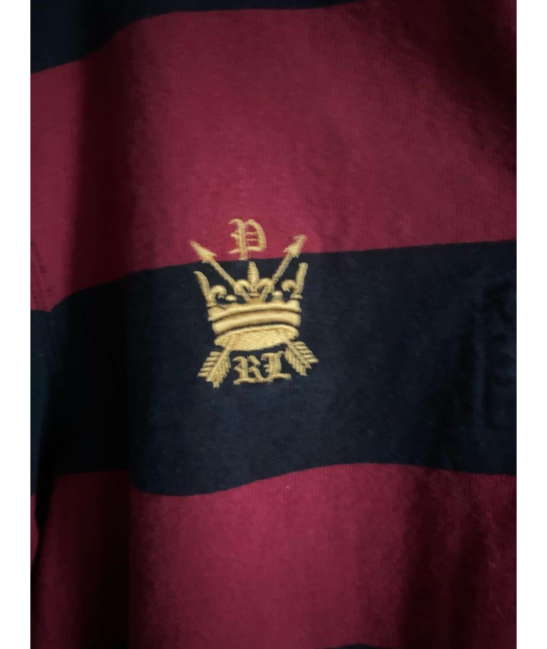 RALPH LAUREN COLLECTION Красное хлопковое поло с длинным рукавом, фото 4