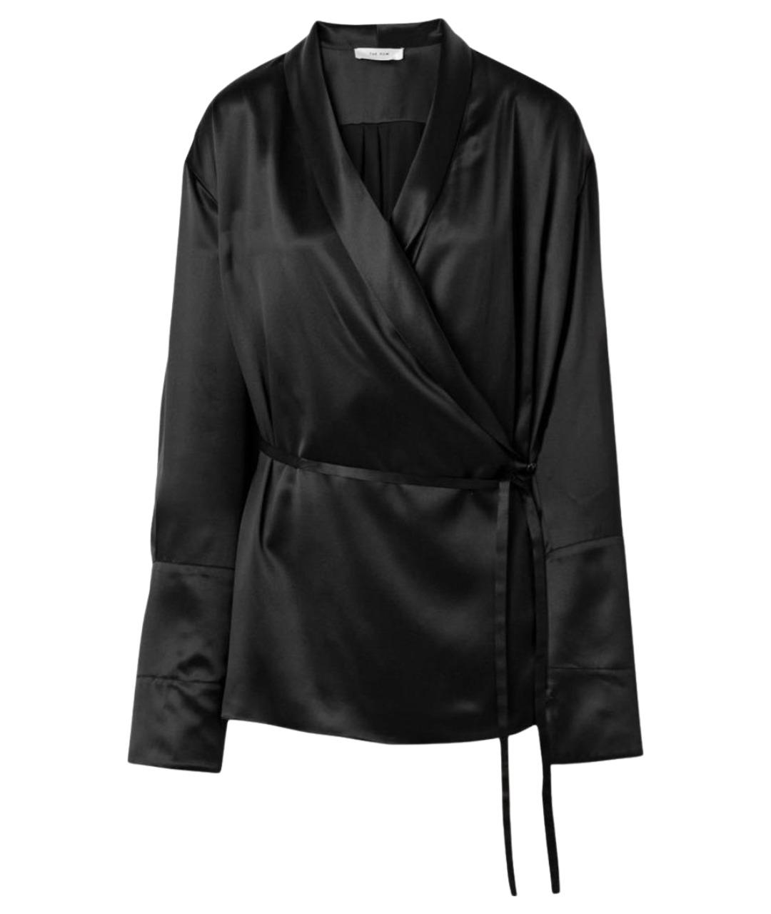 THE ROW Черная шелковая блузы, фото 1
