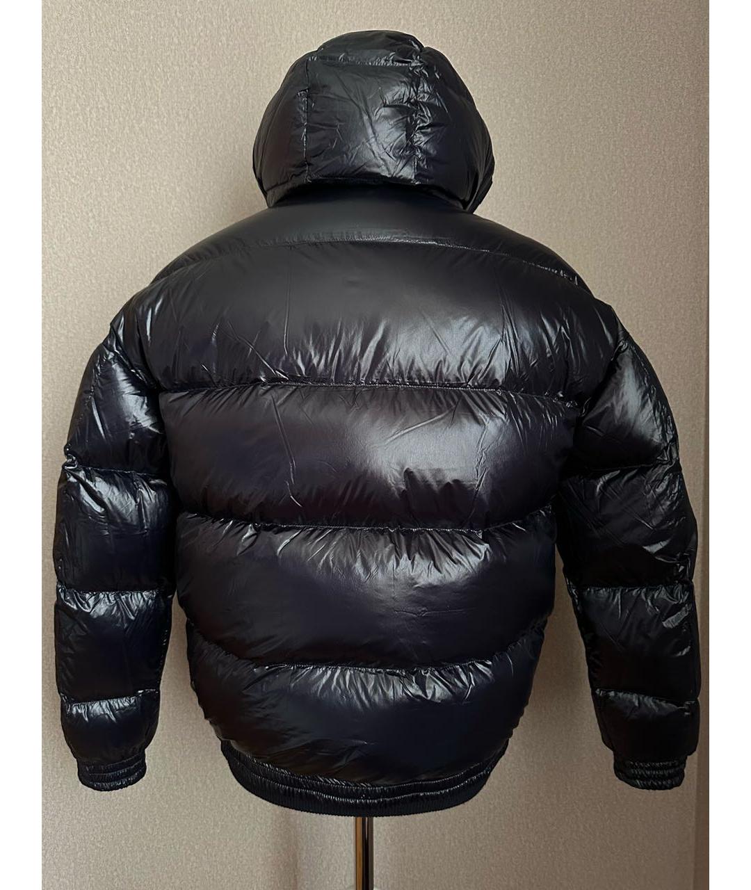 EMPORIO ARMANI Темно-синий полиэстеровый пуховик, фото 6