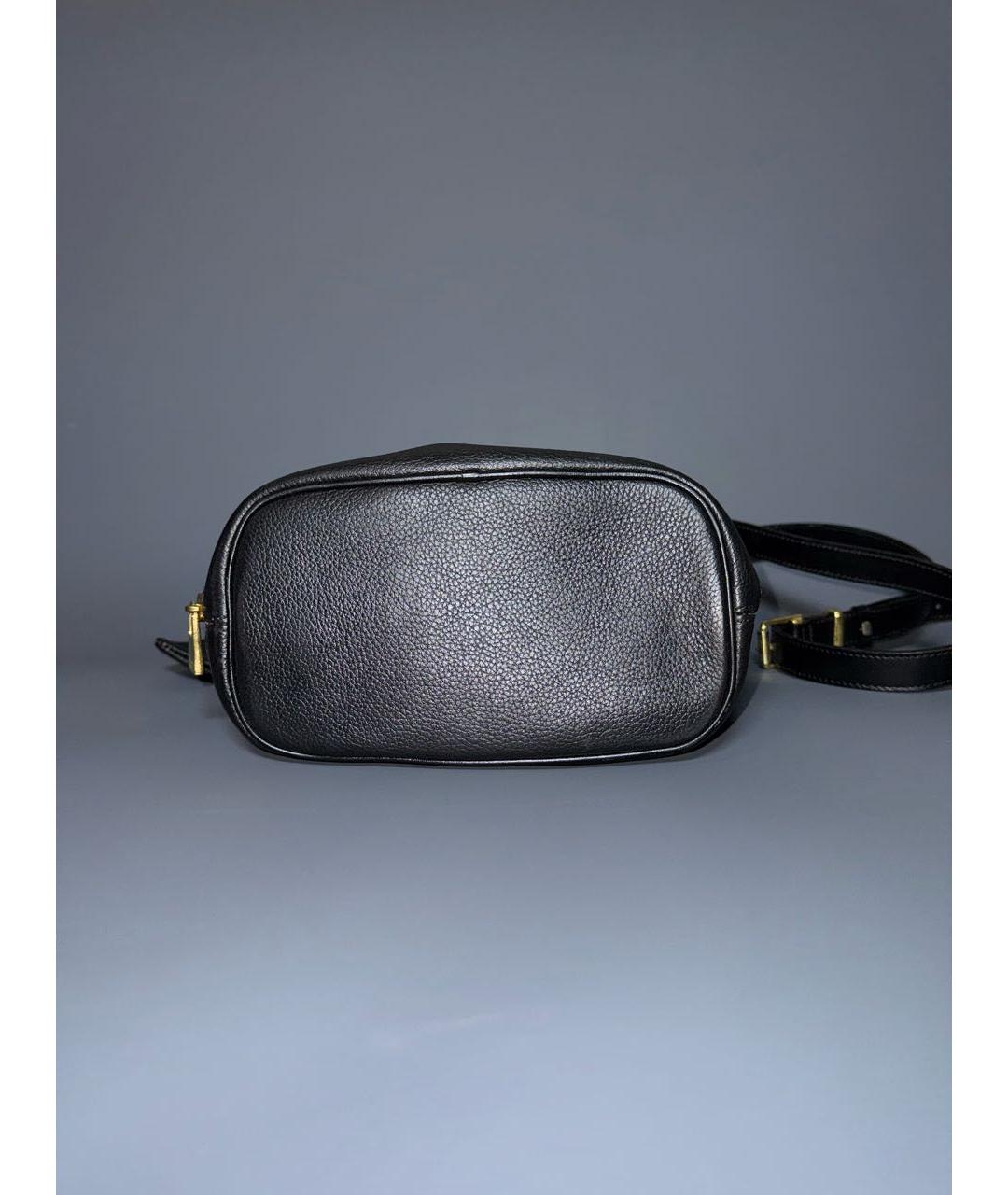 CELINE Черная кожаная сумка через плечо, фото 7