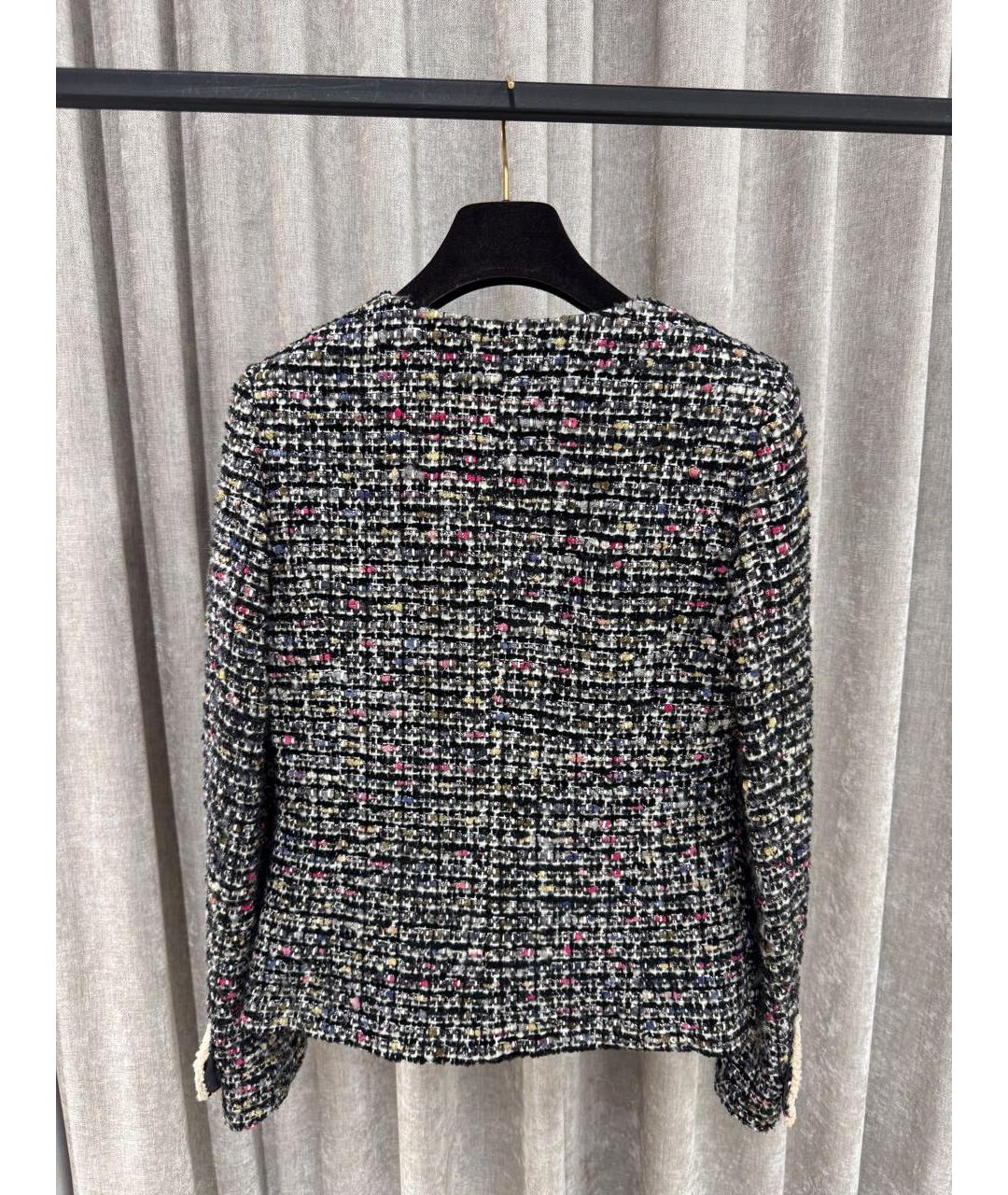 CHANEL Мульти твидовый жакет/пиджак, фото 2