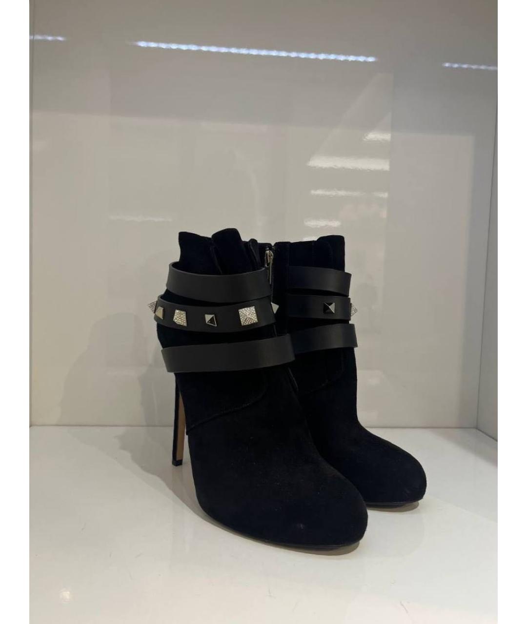 LE SILLA Черные замшевые ботинки, фото 4