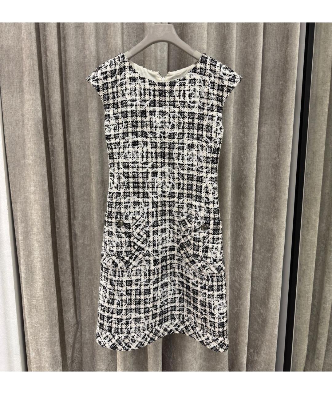 CHANEL Белое полиэстеровое коктейльное платье, фото 5