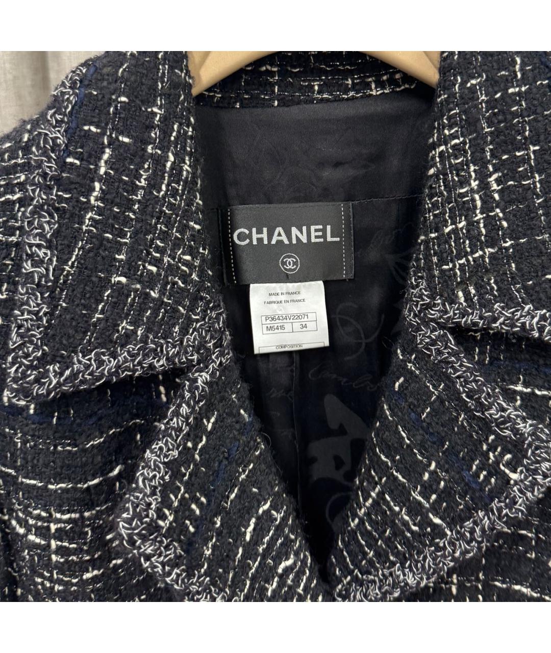 CHANEL Мульти шерстяной костюм с брюками, фото 4