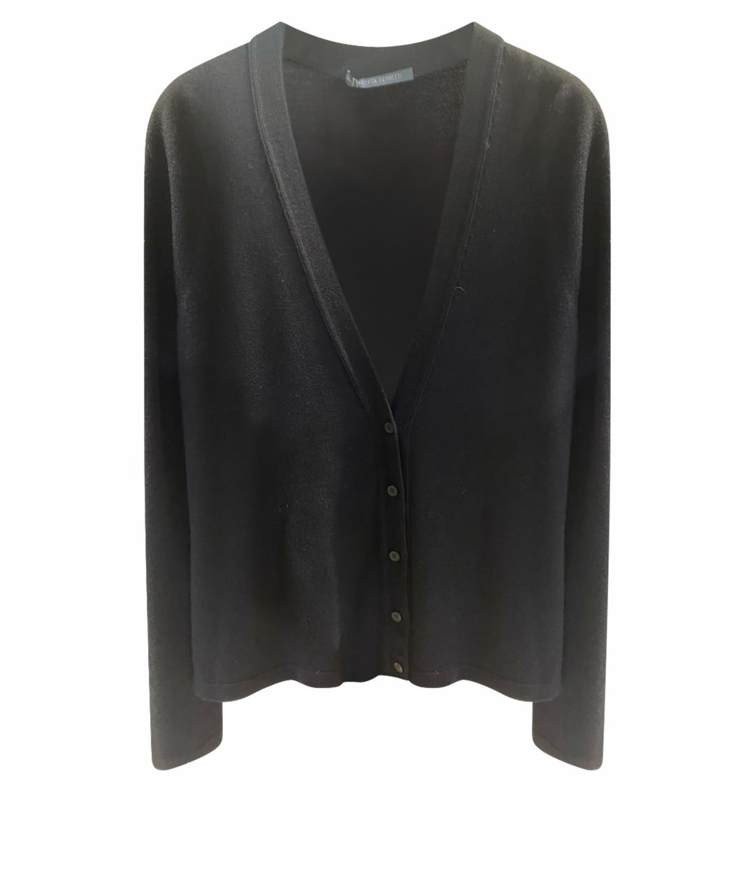 ALBERTA FERRETTI Черный шерстяной джемпер / свитер, фото 1