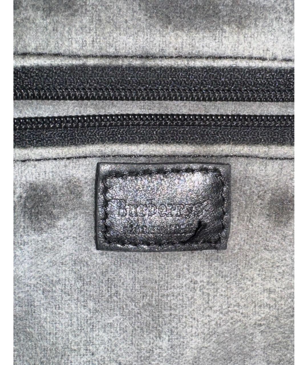 BURBERRY Бежевая кожаная сумка тоут, фото 6