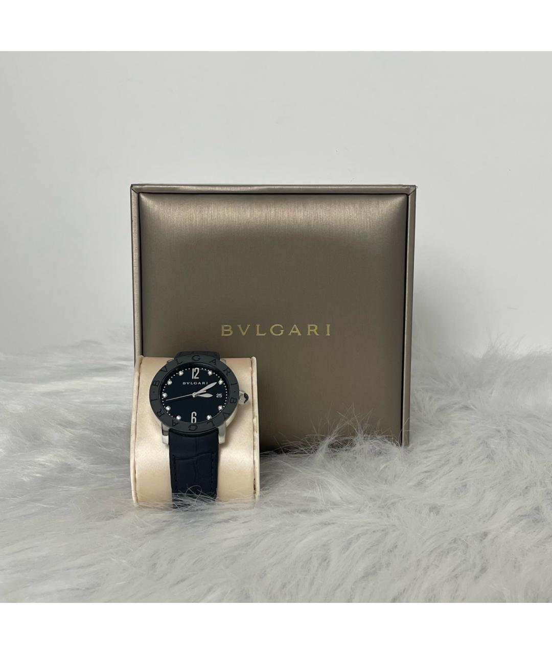 BVLGARI Белые металлические часы, фото 2