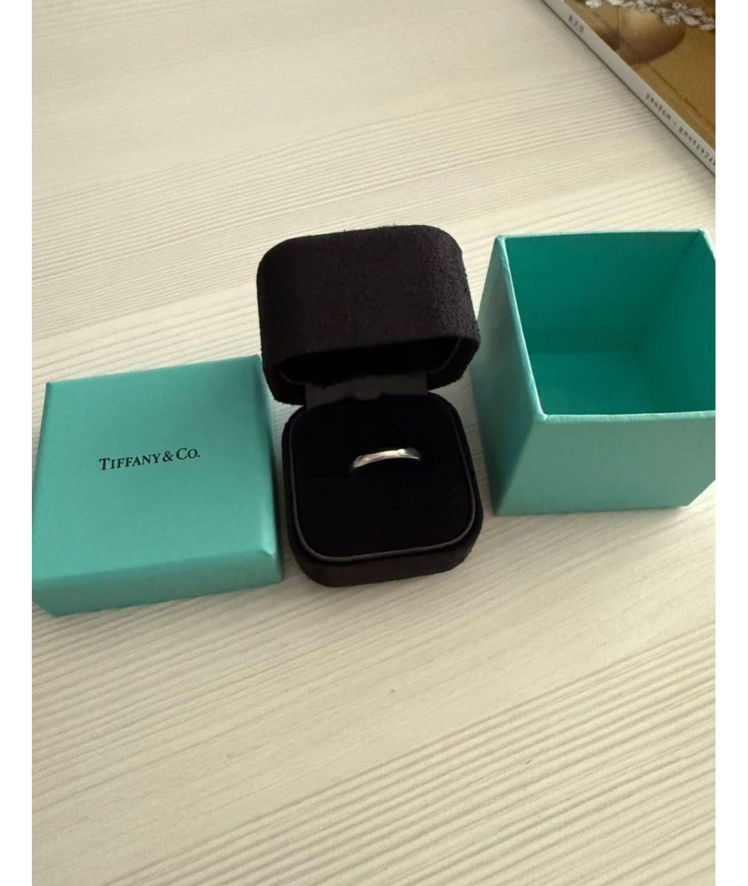 TIFFANY&CO Белое платиновое кольцо, фото 4