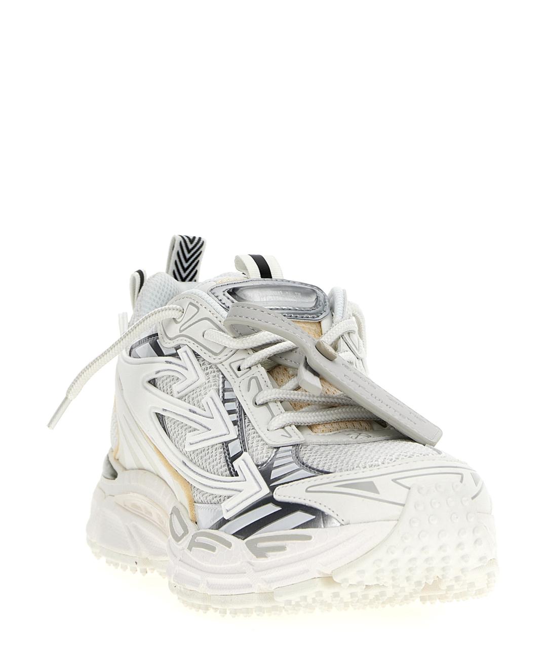 OFF-WHITE Белые низкие кроссовки / кеды, фото 3