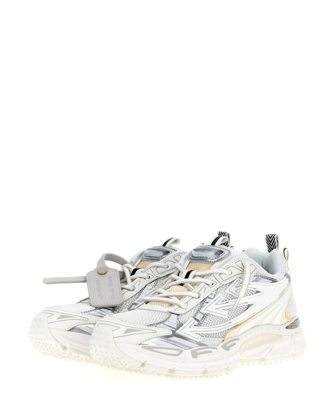 OFF-WHITE Белые низкие кроссовки / кеды, фото 2