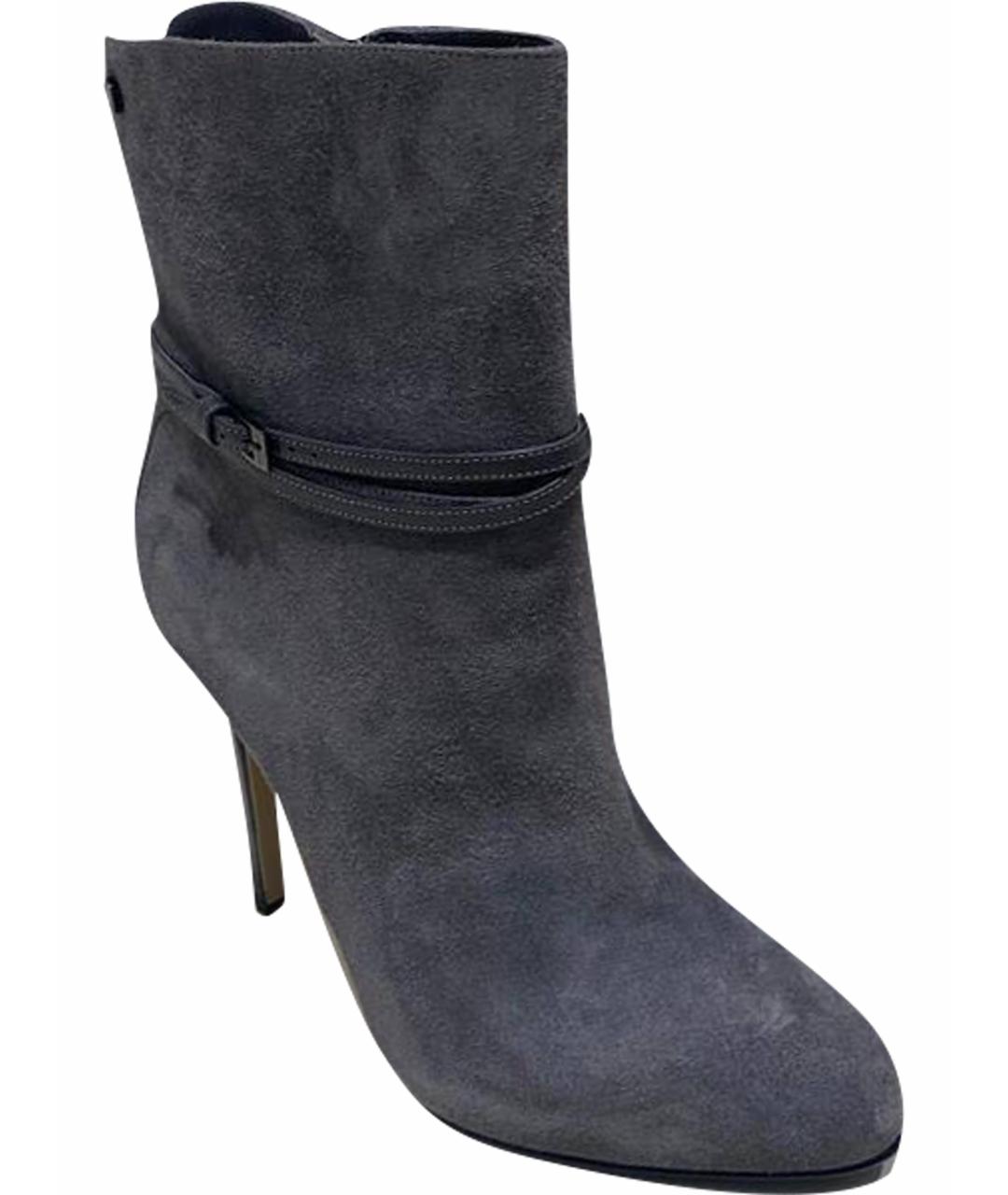 LE SILLA Серые замшевые ботинки, фото 1