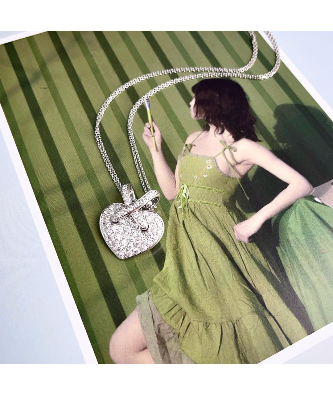 CHAUMET Серебряное колье из белого золота, фото 2