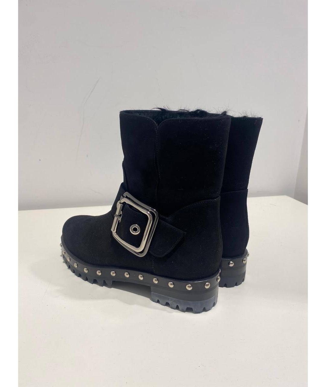 LE SILLA Черные замшевые ботинки, фото 3