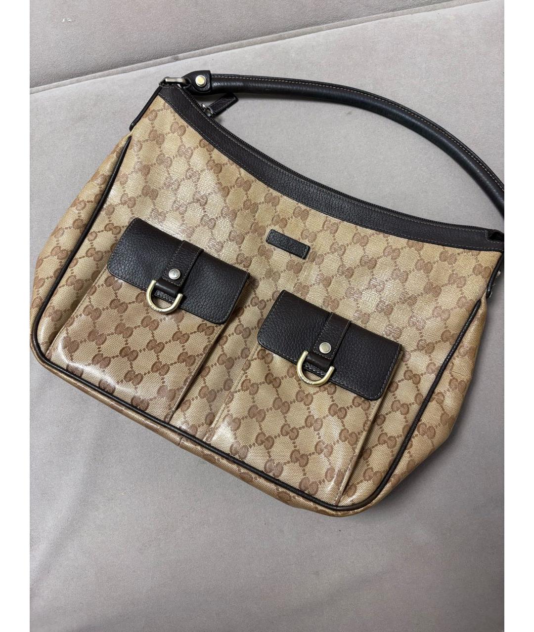 GUCCI Коричневая сумка через плечо, фото 2