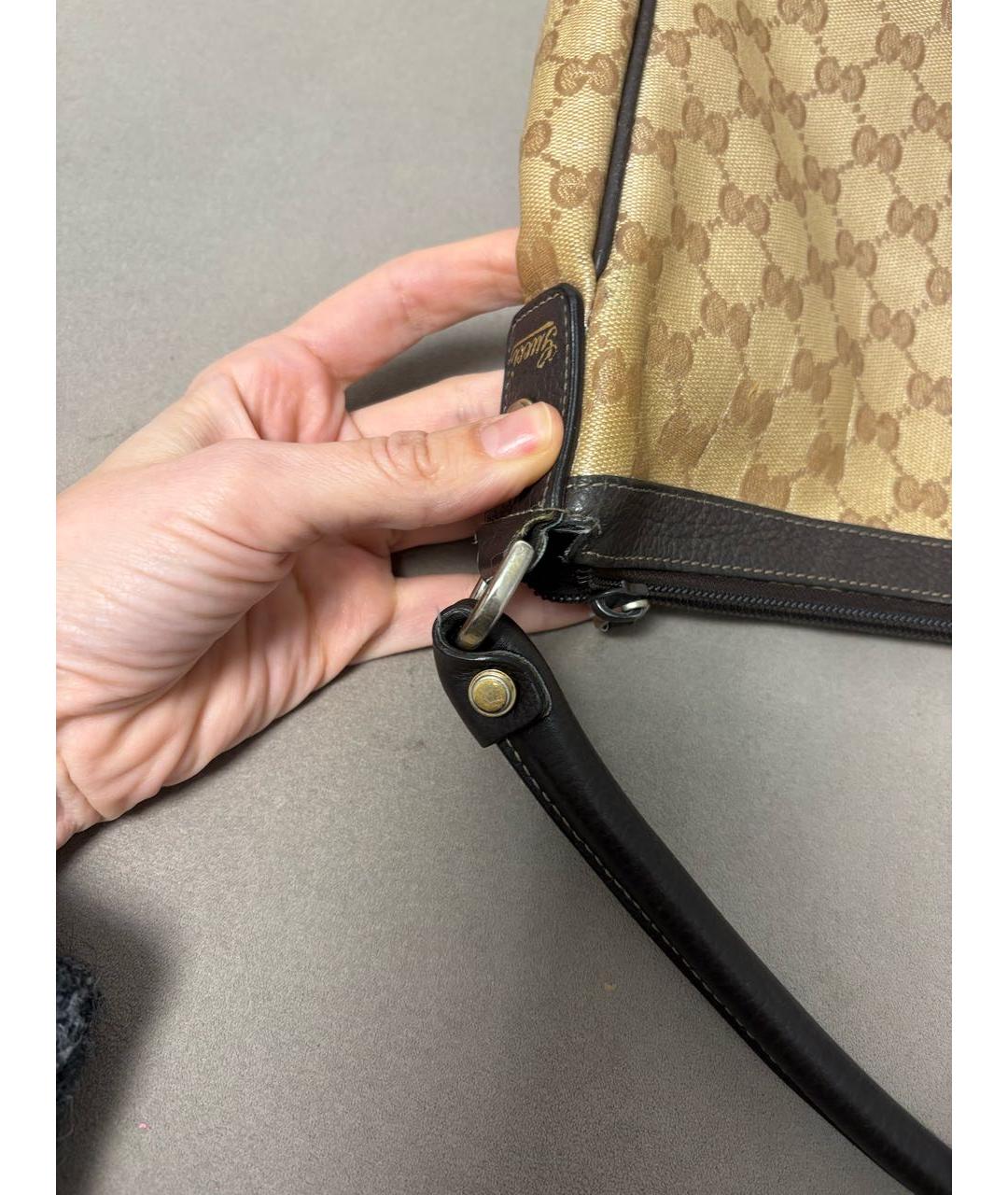 GUCCI Коричневая сумка через плечо, фото 6