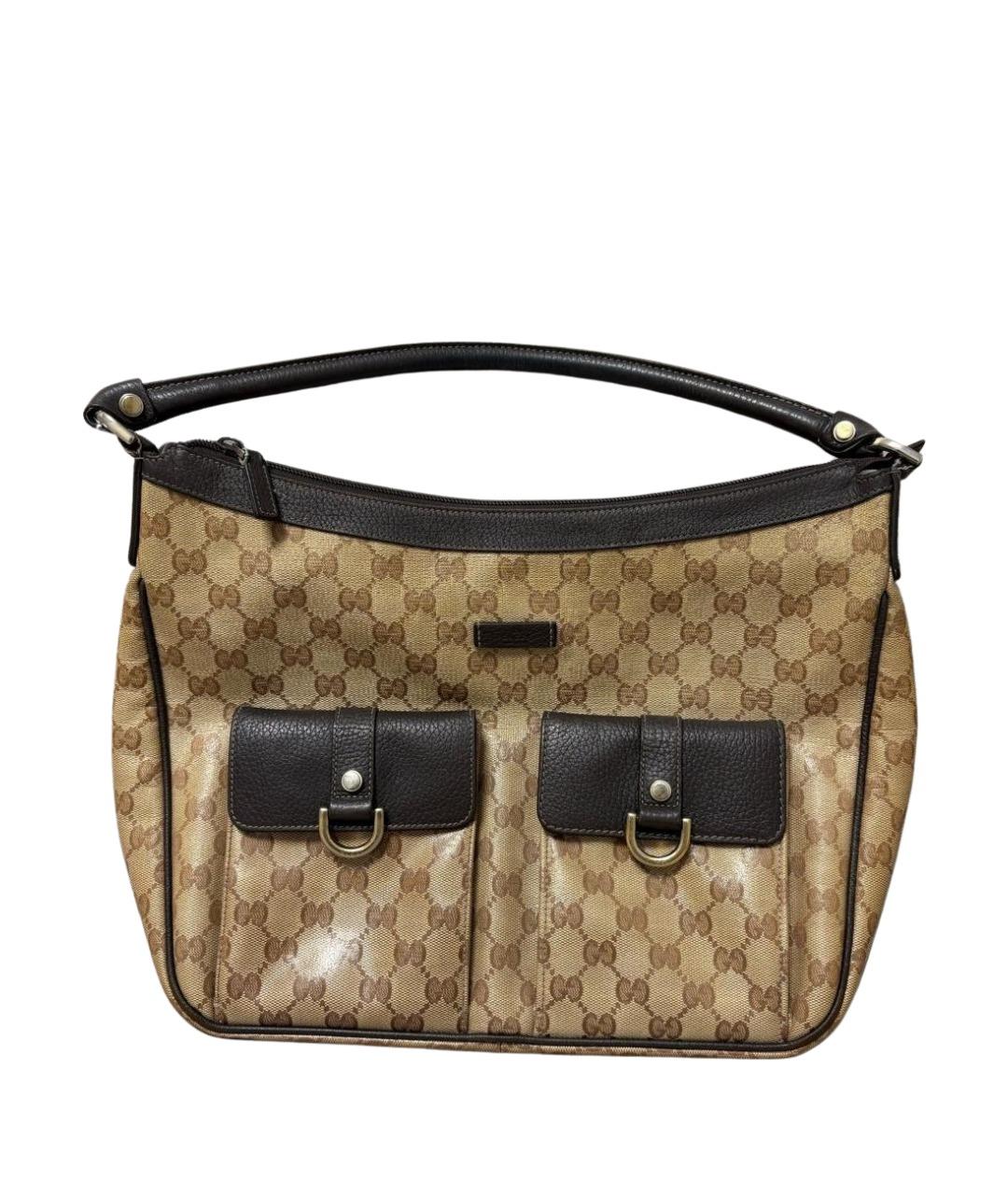GUCCI Коричневая сумка через плечо, фото 1