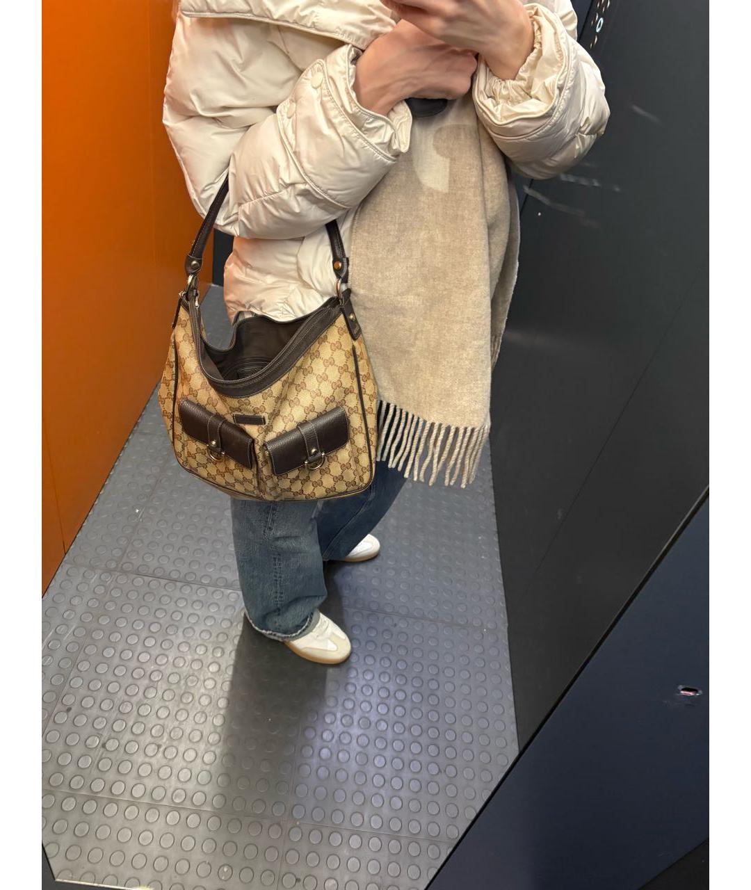GUCCI Коричневая сумка через плечо, фото 5