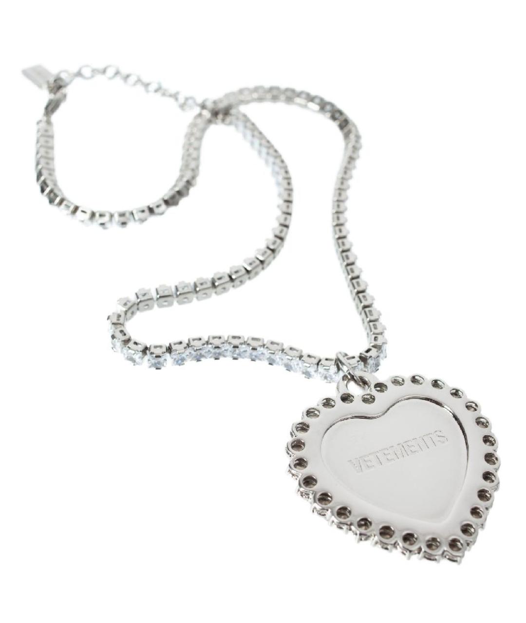 VETEMENTS Синее латунное колье, фото 5