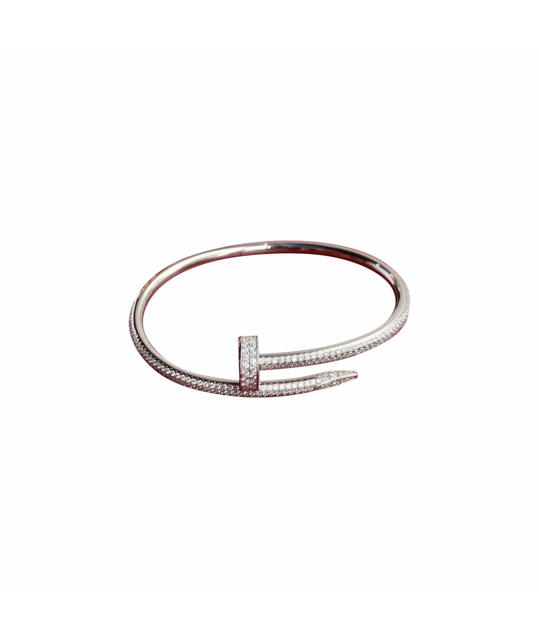 CARTIER Серебрянный браслет из белого золота, фото 1