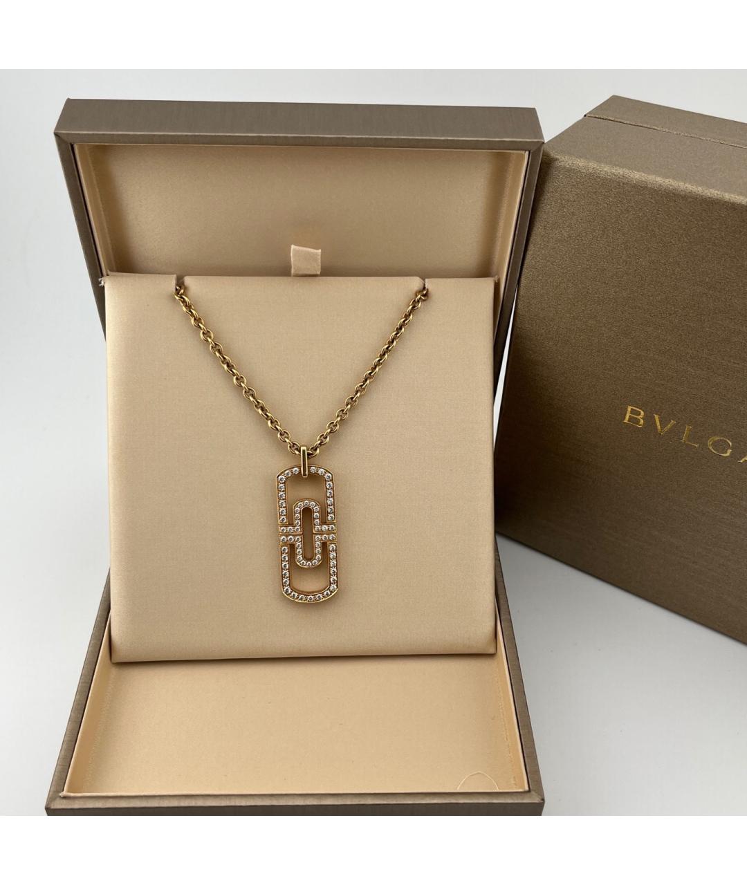 BVLGARI Золотое колье из розового золота, фото 9