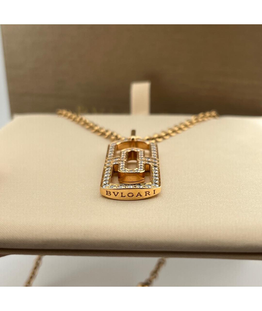 BVLGARI Золотое колье из розового золота, фото 4
