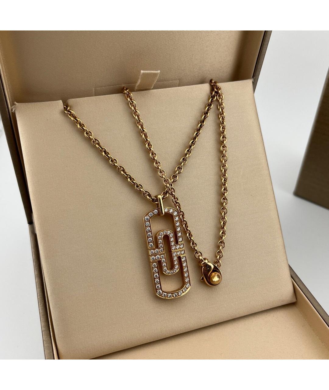 BVLGARI Золотое колье из розового золота, фото 3